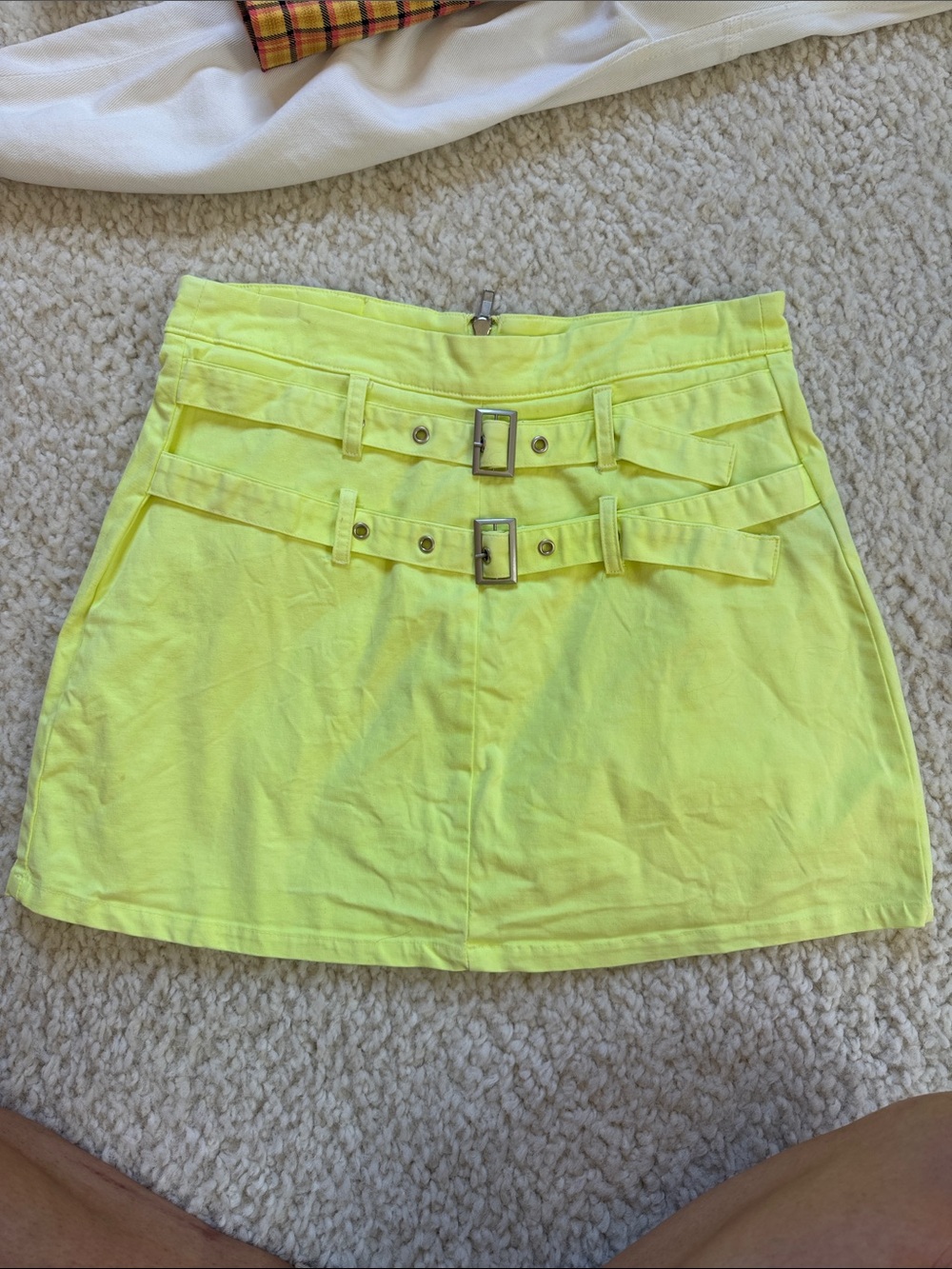 Yellow vintage Carmar skirt